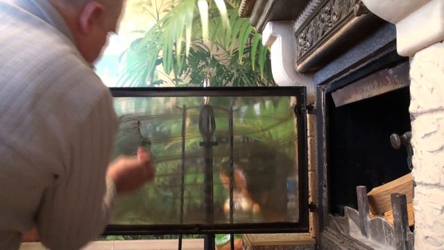 Как очистить стекло камина за пару минут!Лайфхак!How to clean a fireplace glass in a couple of min. смотреть онлайн