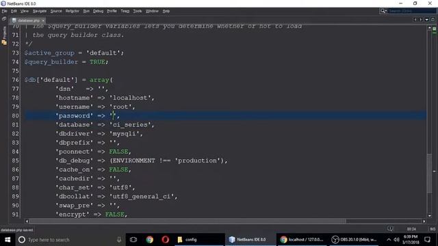 database.php - Codeigniter 3 Tutorial смотреть онлайн