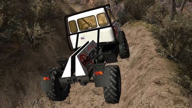 Rigs of Rods - Mercedes Benz Unimog 406 Truck Trial Version Off Road Driving смотреть онлайн