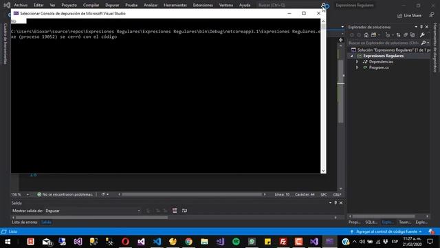 ¿Qué diablos son las expresiones regulares? | ejemplo sencillo en C# .Net Core смотреть онлайн