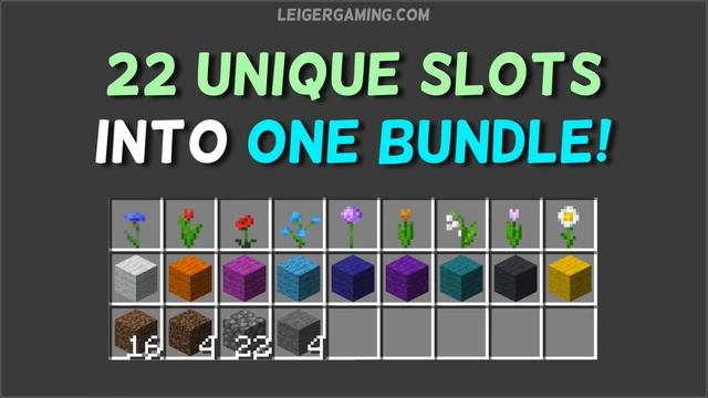 How to use Bundles in Minecraft 1.17 and 1.18 (NOTE: Delayed to 1.19) смотреть онлайн