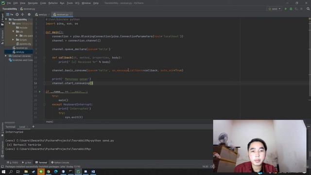 RabbitMQ - Simple Message Broker Task смотреть онлайн