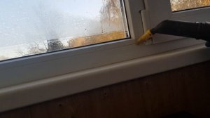 Мою  ОКНА НА БАЛКОНЕ ЗА 2часа 2л воды с Керхер SC 3 EasyFix Premium. Чистота  порядок в доме.
