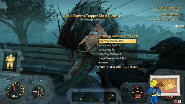 Fallout 76 Sheepsquatch Legendary Cryptid! смотреть онлайн