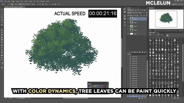 Painting Anime Leaves Quickly with Color Dynamics смотреть онлайн
