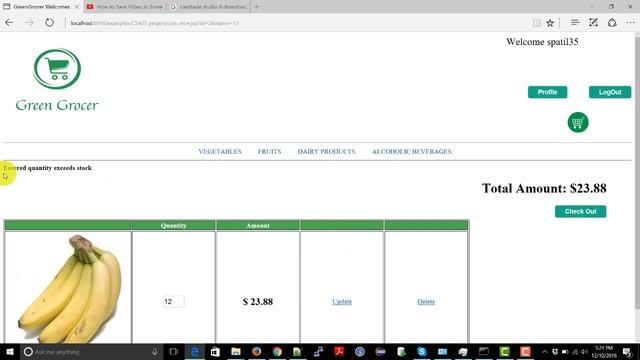 JSP Ecommerce web application for online grocery store... смотреть онлайн