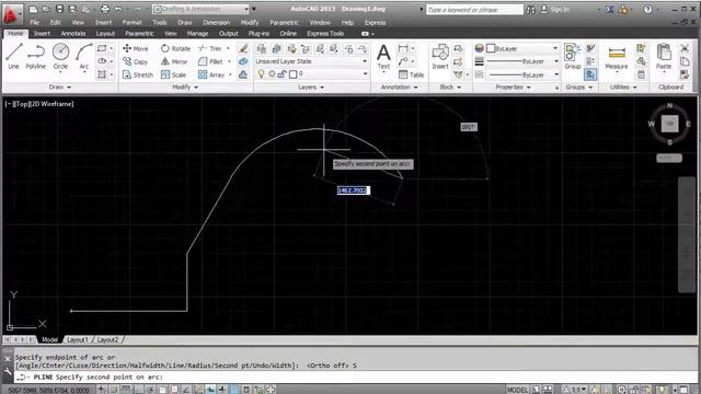 Autocad: 02 comando polilinea смотреть онлайн