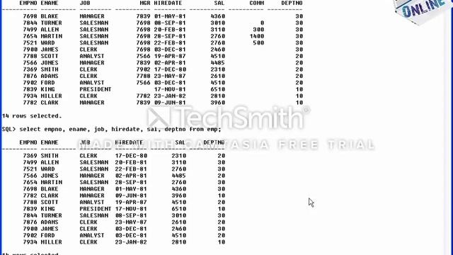 SQL Lecture 01 Oracle Database//DRL/DQL for biggners смотреть онлайн