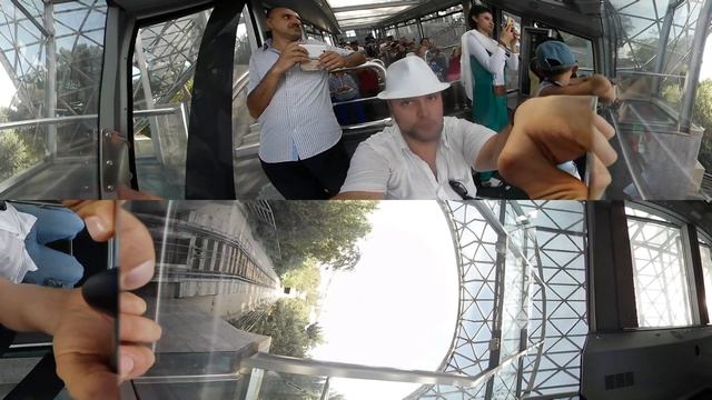 Баку 2017. Фуникулёр в Нагорный Парк смотреть онлайн
