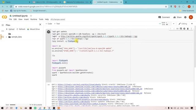 Run spark online on google colab | pyspark online on google colab | spark on google | смотреть онлайн