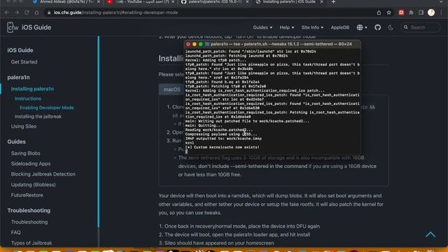 واخيرا ? طريقة عمل جلبريك palera1n علي جميع اصدارات iOS 16.2 / iOS16.x || شرح مفصل. смотреть онлайн