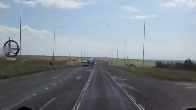 Дальнобой по России. Рейс на Волгоград (Первый опыт съемки видео) смотреть онлайн