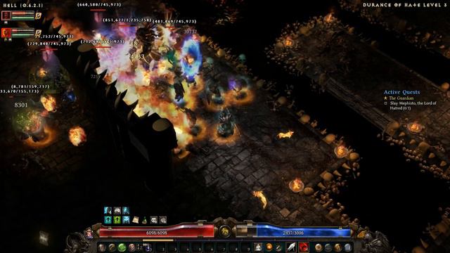 Grim Dawn mod Diablo 2 покои Мефистофеля (Hell) смотреть онлайн