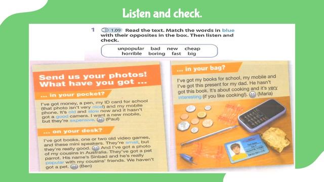 ENGLISH YEAR 5 | ENGLISH PLUS 1 | STARTER UNIT: FREE TIME | BASIC ADJECTIVES смотреть онлайн