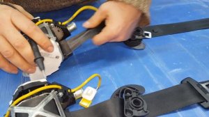 Ремни безопасности Тигуан/Tiguan. Пиропатрон. Натяжитель. Как разблокировать. Какое сопротивление.