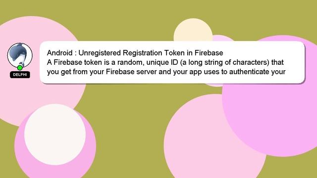 Android : Unregistered Registration Token in Firebase смотреть онлайн
