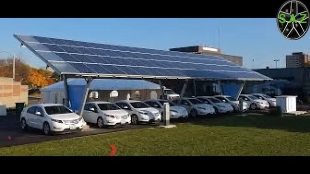 india's 1st solar power electric vehicle charging station/1st ev charging station in india. смотреть онлайн