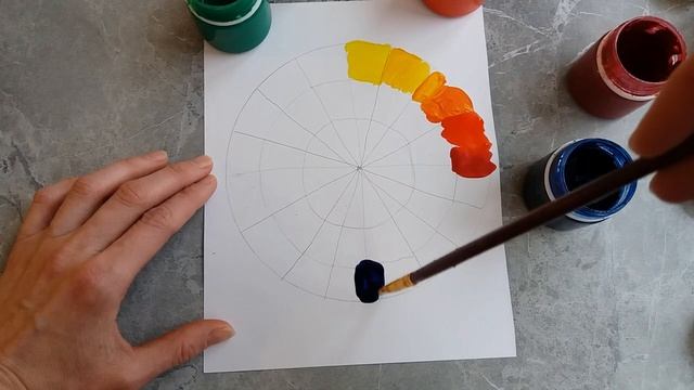 Цветовой круг. Основные цвета. Смешиваем краски смотреть онлайн