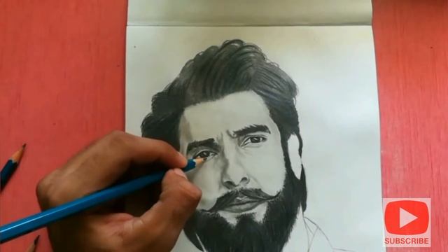 How to draw Ranveer Singh sketch | Meet Sketch Art смотреть онлайн
