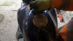 Yamaha FZ6 FAZER total disassembly PART-1 , fuel tank , fuel cap , fuel pump ,rezervor pompa benzin