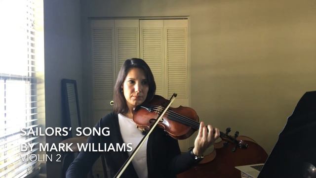 Sailors' Song, by Mark Williams - Violin 2 Practice Track смотреть онлайн