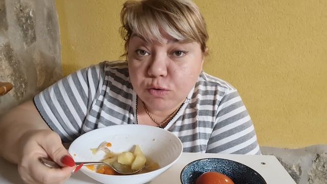 МУКБАНГ ? СУП  ВКУСНЕЙШИЙ ?СОЛЁНЫЕ ПОМИДОРЫ ? MUKBANG ? SOPA DE POLLO #мукбанг #mukbang #asmr #food