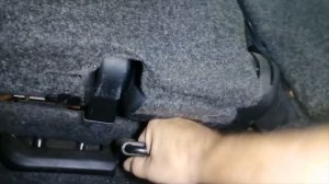 Nissan Note  Rear Seat Removal Back seat