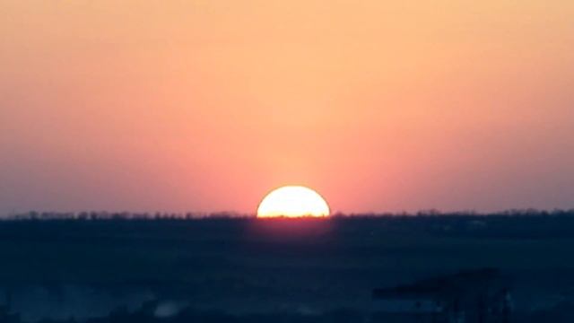 Закат солнца практически за 3 минуты! Первомайск смотреть онлайн