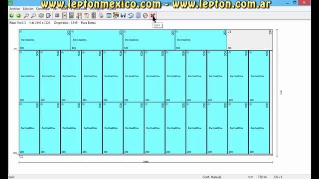 Lepton Sistemas - Optimizador de Cortes Caso Practico Cotizar y Cuantificar смотреть онлайн