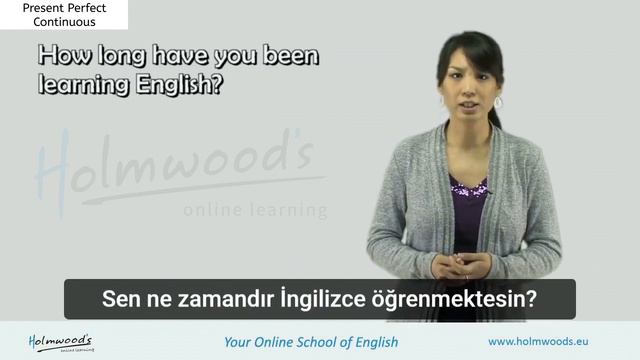 Present perfect continuous tense (İngilizce geçmiş ve şimdiki zamanda devamlılık) смотреть онлайн