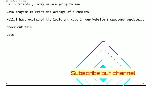 Java Program to print the average of n numbers by specifying the value to a,b&c. | coronaupdatez.co смотреть онлайн