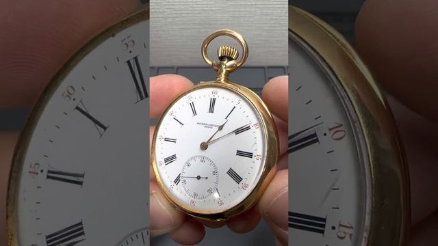 Золотые карманные часы Vacheron Constantin, в наличии? смотреть онлайн