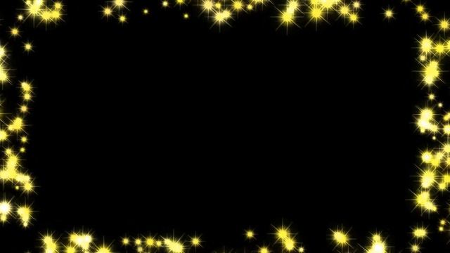 Блески рамка на черном фоне - футажи для видеомонтажа. | Бесплатные футажи для монтажа смотреть онлайн