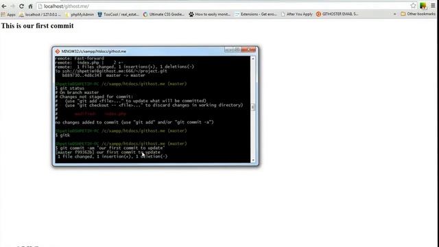 Git web hosting deploy tutorial смотреть онлайн