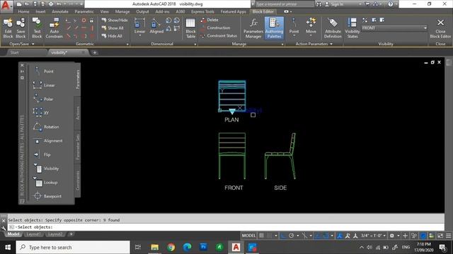 HOW TO CREATE DYNAMIC BLOCK VISIBILITY IN AUTOCAD смотреть онлайн