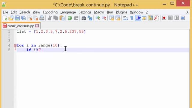 [파이썬 입문] break, continue смотреть онлайн