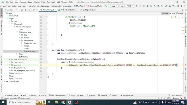 Efficient Downloading with Android's Download Manager | Jetpack Compose | Android Studio смотреть онлайн