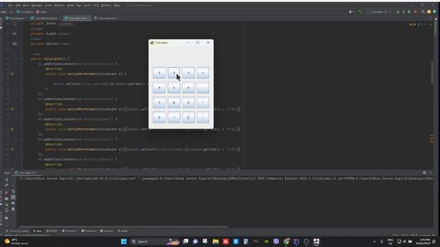 Simple Calculator - JAVA SWING смотреть онлайн
