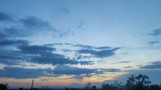 Закат в ускоренной съемке. смотреть онлайн