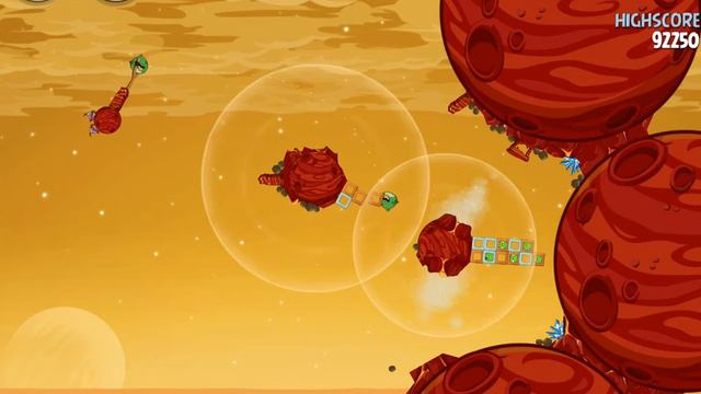 Angry Birds Space Прохождение Red Planet. Уровень 5-14 смотреть онлайн