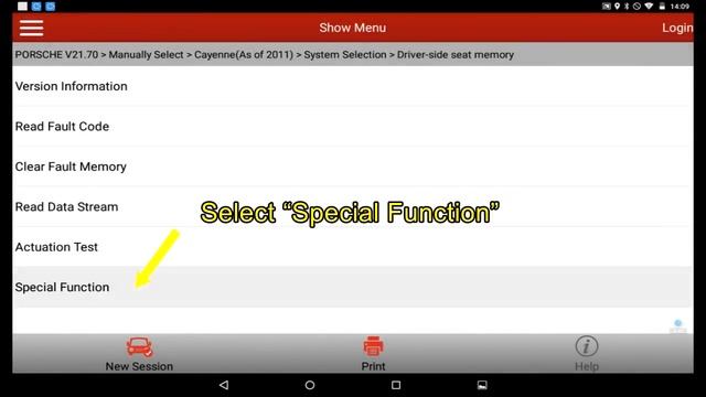 Porsche Cayenne Seat Motor Calibration with Launch Tech Scan Tool смотреть онлайн