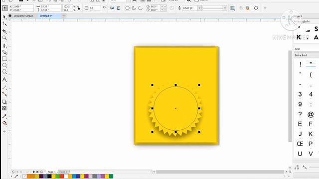 How to creat Makar sankarnti wishing card | Coral Draw | JKadverties смотреть онлайн