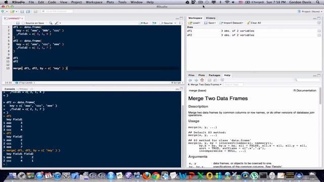 R Programming Tutorial Lesson 16: Merging Data Frames смотреть онлайн