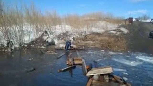 Эпический переход протоки в Игарке смотреть онлайн