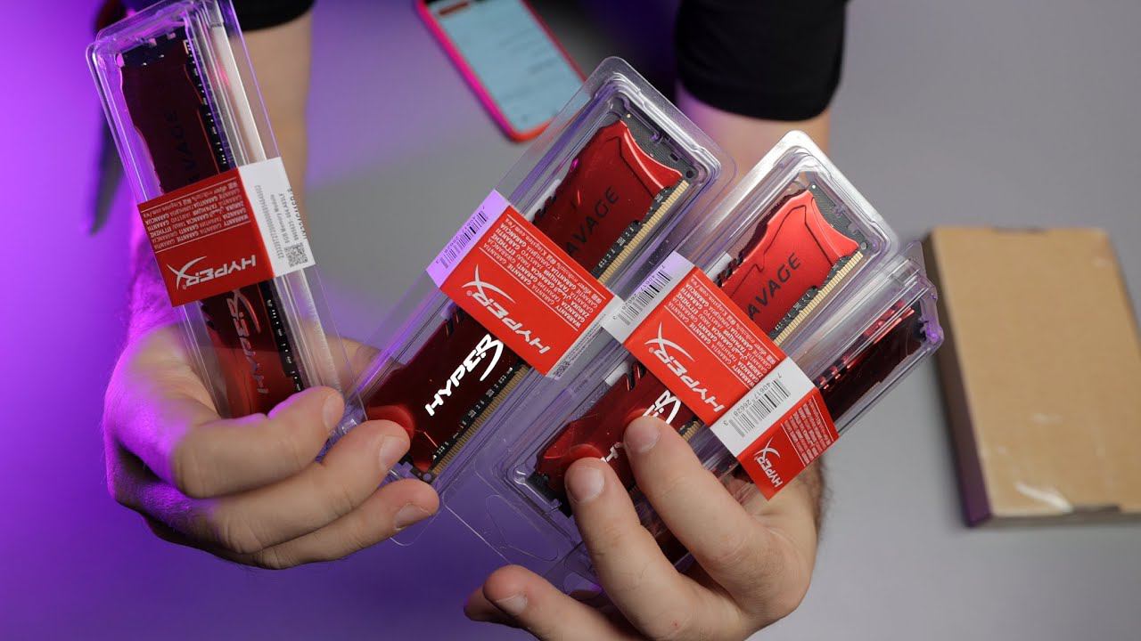 Оперативная память Kingston HyperX Savage DDR3 2400 МГц. смотреть онлайн