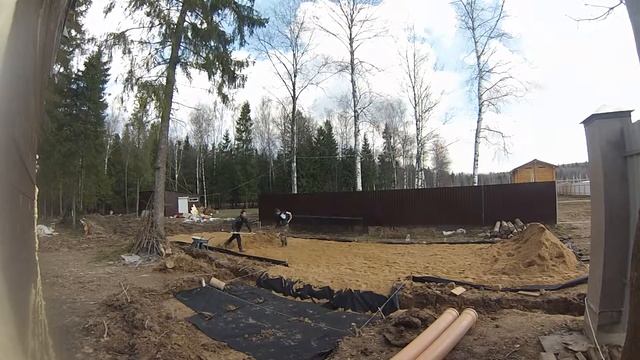 3. Этап. Дорога из бетонных плит своими руками смотреть онлайн