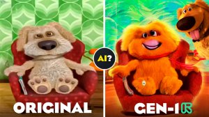 Говорящий Бен vs Говорящий Бен с ИИ анимацией