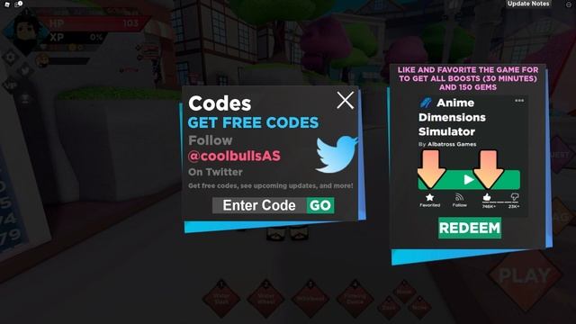 5 SECRET *UPDATE 20* CODES In Roblox Anime Dimensions Simulator! смотреть онлайн