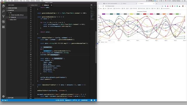 Chart.js - Simple usage example смотреть онлайн