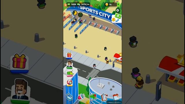 Idle Sports city tycoon gameplay смотреть онлайн